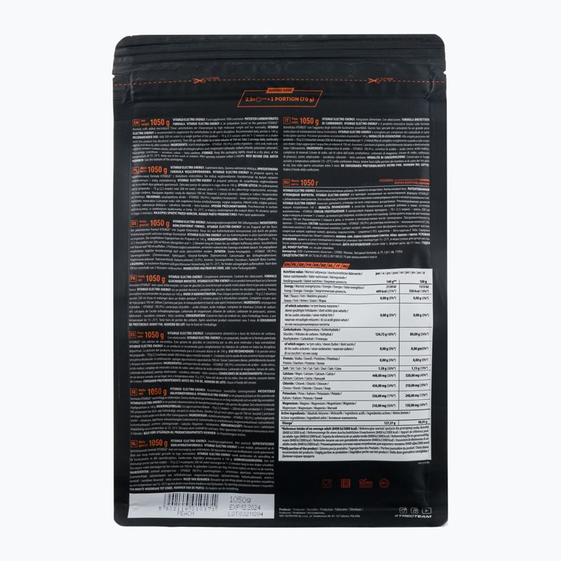 Vitargo Trec carbohydrates 1050g peach TRE/945 2