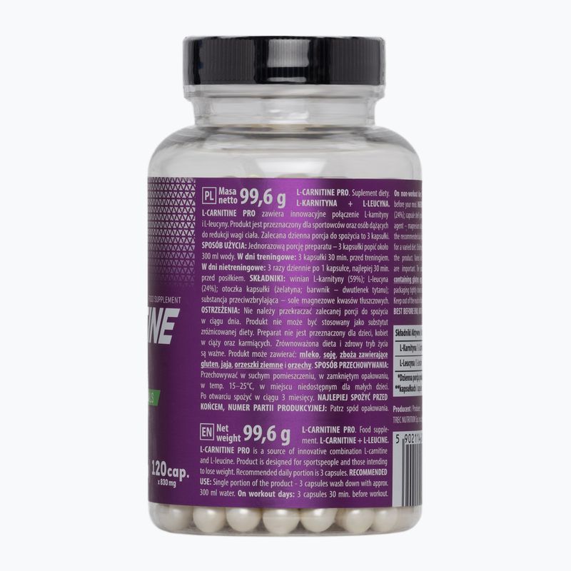L-carnitine PRO Trec fat burner 120 capsules TRE/660 2