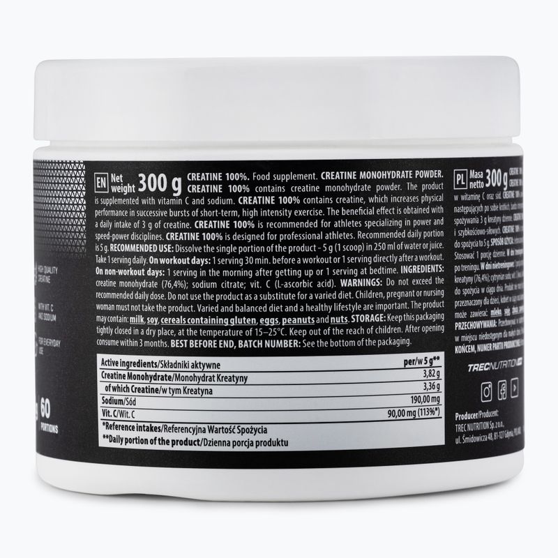100% Trec creatine 300g TRE/277 2