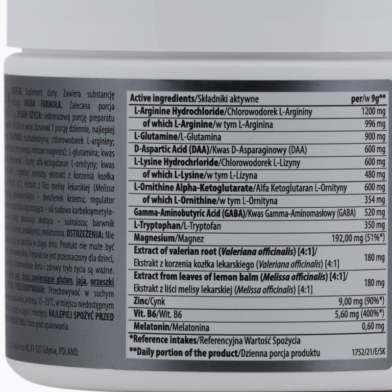 Sleep-ER Trec overnight recovery formula 225g orange-tropical fruit TRE/598#POMTR 2