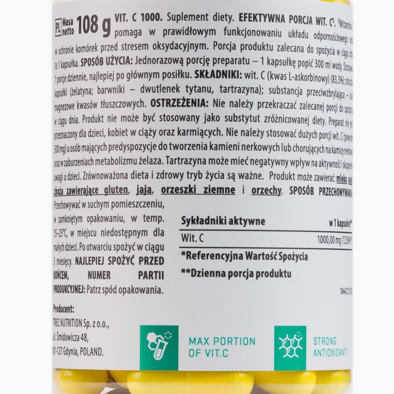 Vitamin C Trec 1000mg 90 capsules TRE/819 2
