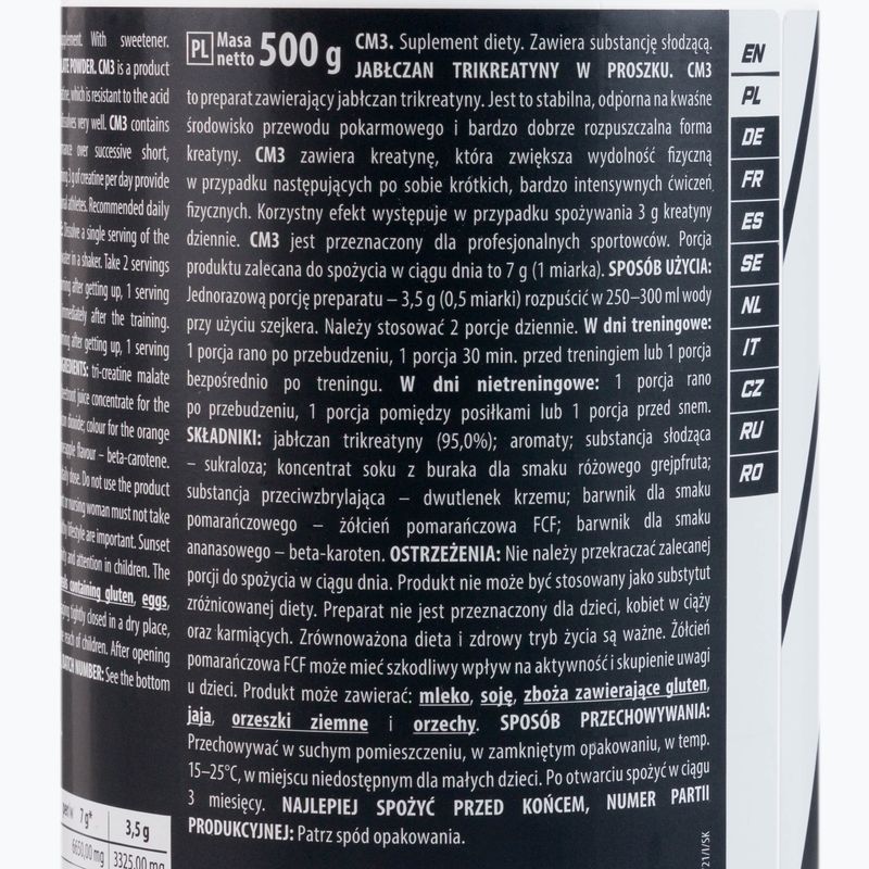 CM3 powder Trec creatine 500g orange TRE/337#POMAR 2