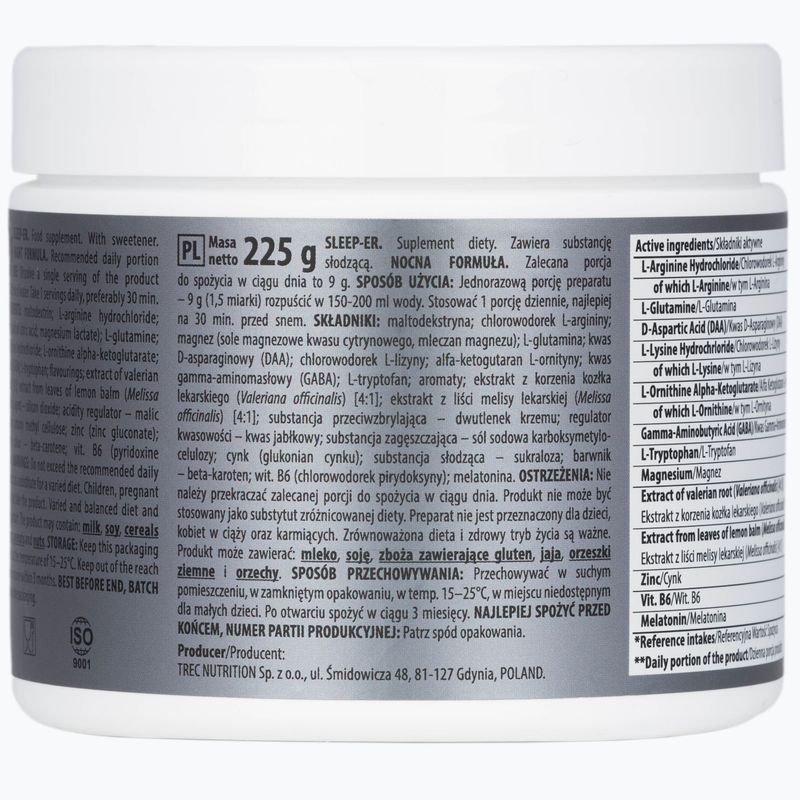 Sleep-ER Trec overnight recovery formula 225g lemon TRE/598#CYTRY 3
