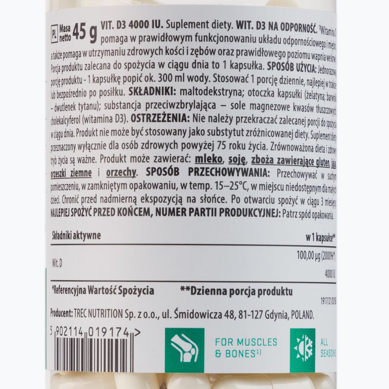 Vitamin Trec Vitality Vit. D3 4000 IU 90 caps 2