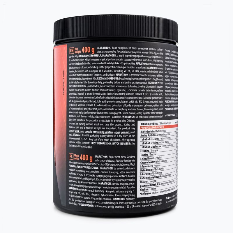Trec Endu Marathon 400g raspberry-mint pre-workout TRE/915 2