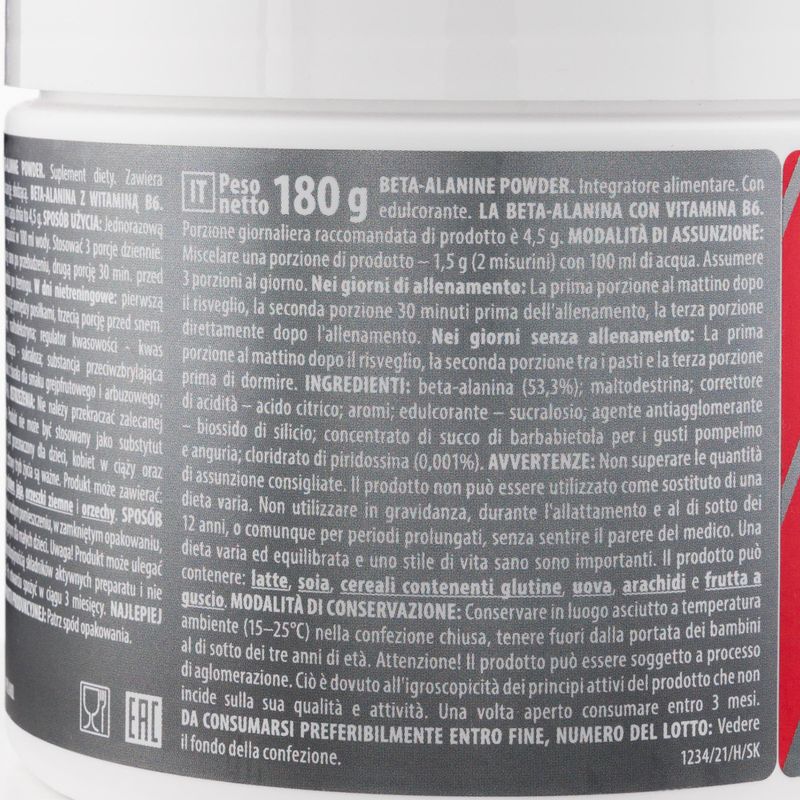 Beta Alanine Trec amino acids 180g watermelon TRE/910 3