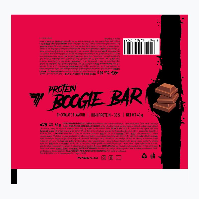 Trec Boogie Protein Bar 60 g chocolate 2