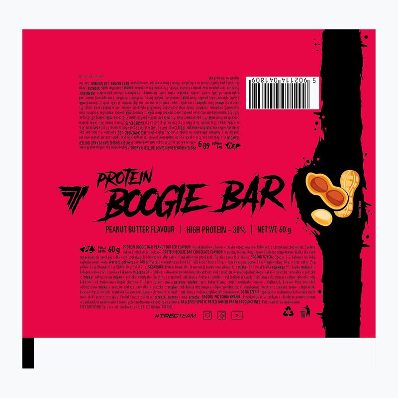 Trec Boogie Protein Bar 60 g peanut butter 2