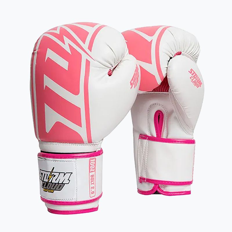 Boxing gloves StormCloud Bolt 2.0 white/pink 2