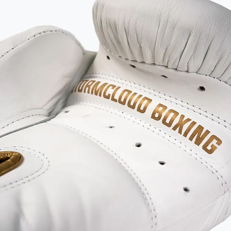 Boxing gloves StormCloud Boxing Pro white/gold 5