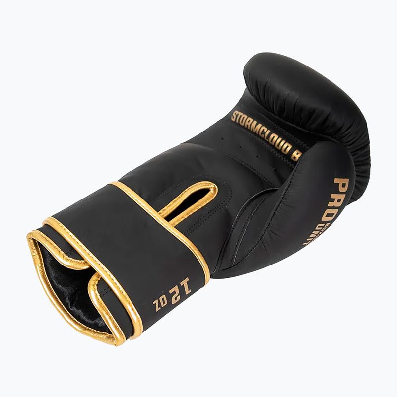 Boxing gloves StormCloud Boxing Pro black/gold 7