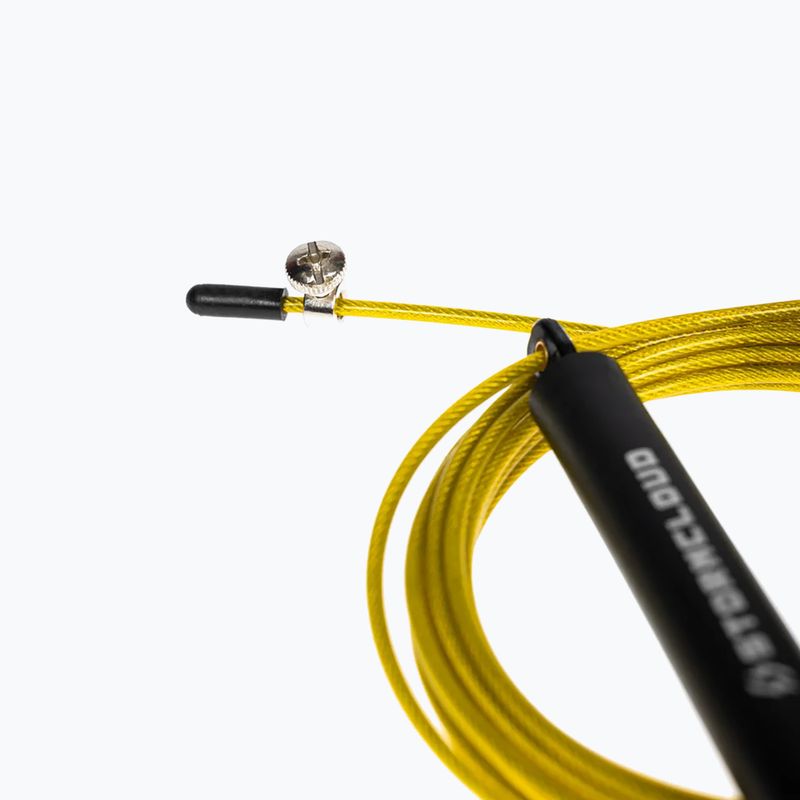 Jump rope StormCloud SPEED Beginner lvl black/yelow 4