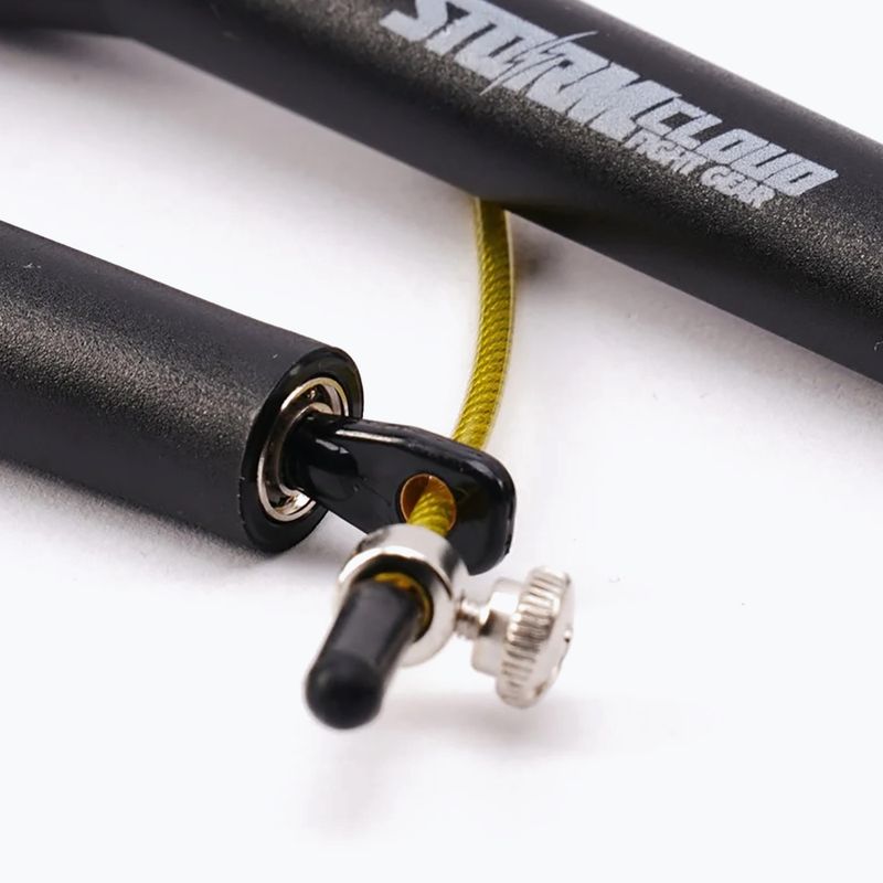 Jump rope StormCloud SPEED Beginner lvl black/yelow 6