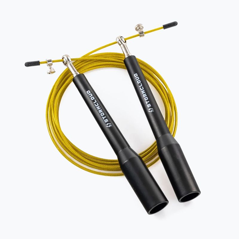 Jump rope StormCloud Speed+ Semi-Pro lvl black/yelow 2