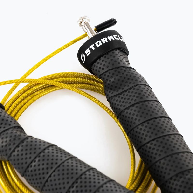 Jump rope StormCloud Champ PRO lvl black/yelow 4