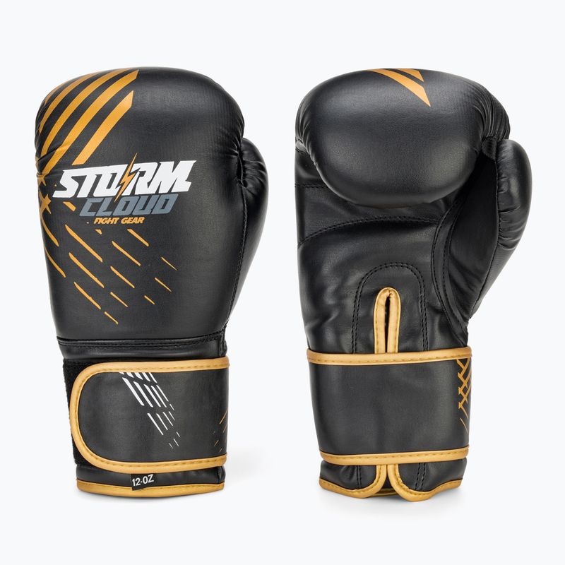 Boxing gloves StormCloud Lynx black/gold 2