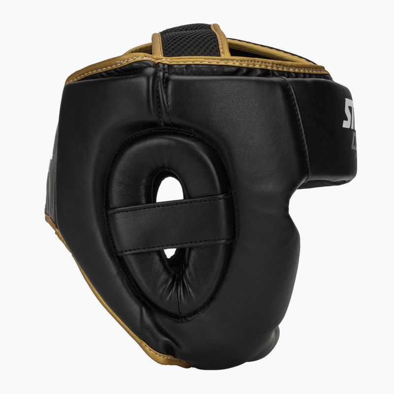 Boxing helmet StormCloud Lynx black/gold 2