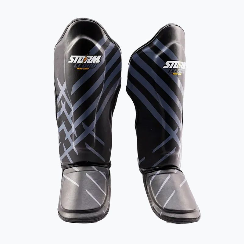 Shin and foot guards StormCloud Lynx black/grey