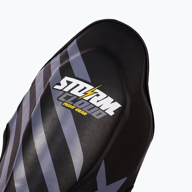 Shin and foot guards StormCloud Lynx black/grey 6