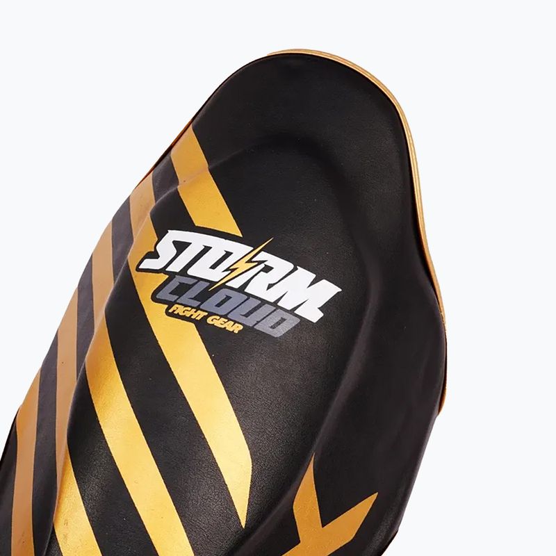 Foot and shin guards StormCloud Lynx black/gold 5