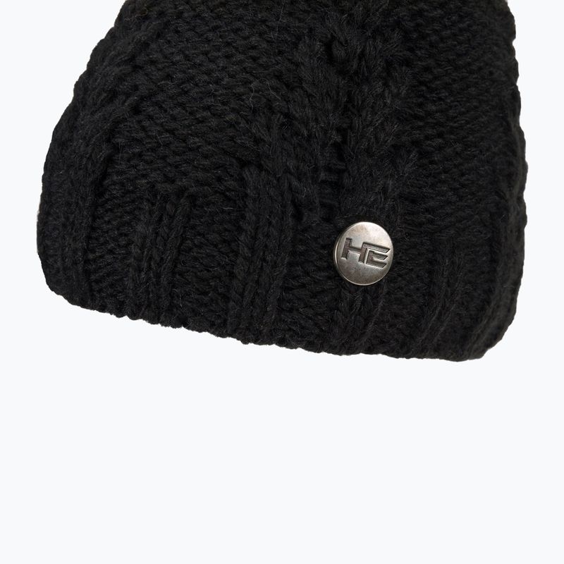 Women's winter beanie with chimney Horsenjoy Mirella black 2120502 3