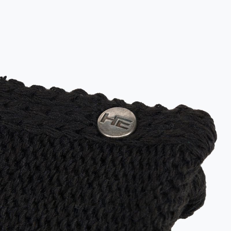 Women's winter beanie with chimney Horsenjoy Mirella black 2120502 6