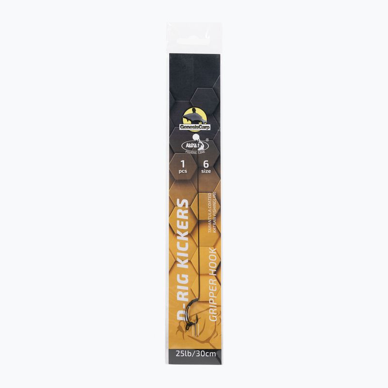 Katran D-Rig carp leader Kickers black