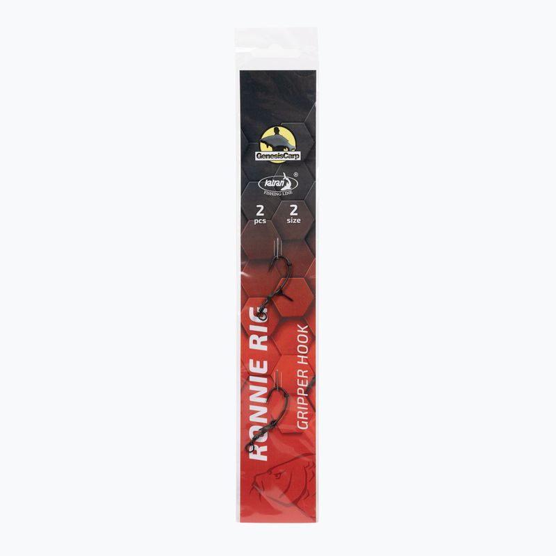 Katran Ronnie Rig carp leader black