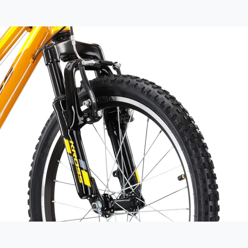 Children's bike KROSS Level Mini 2.0 yellow/black/shine 5