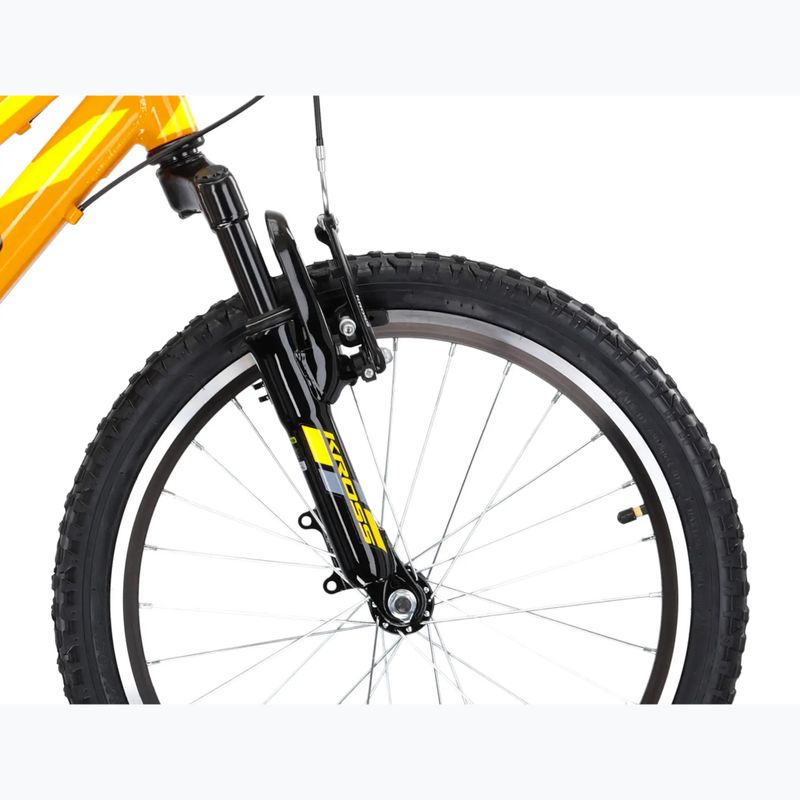 Children's bike KROSS Level Mini 2.0 yellow/black/shine 6