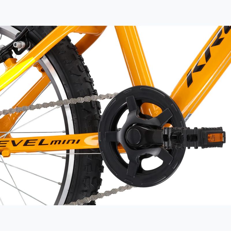 Children's bike KROSS Level Mini 2.0 yellow/black/shine 8