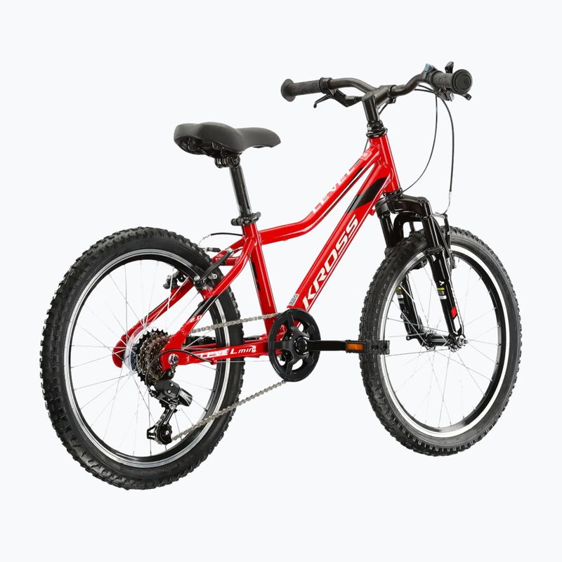 Children's bike KROSS Level Mini 2.0 red/black/shine 3