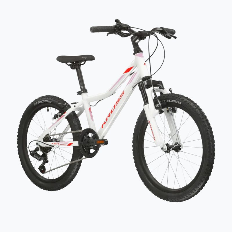 Children's bike KROSS Lea Mini 2.0 white/red/shine 2