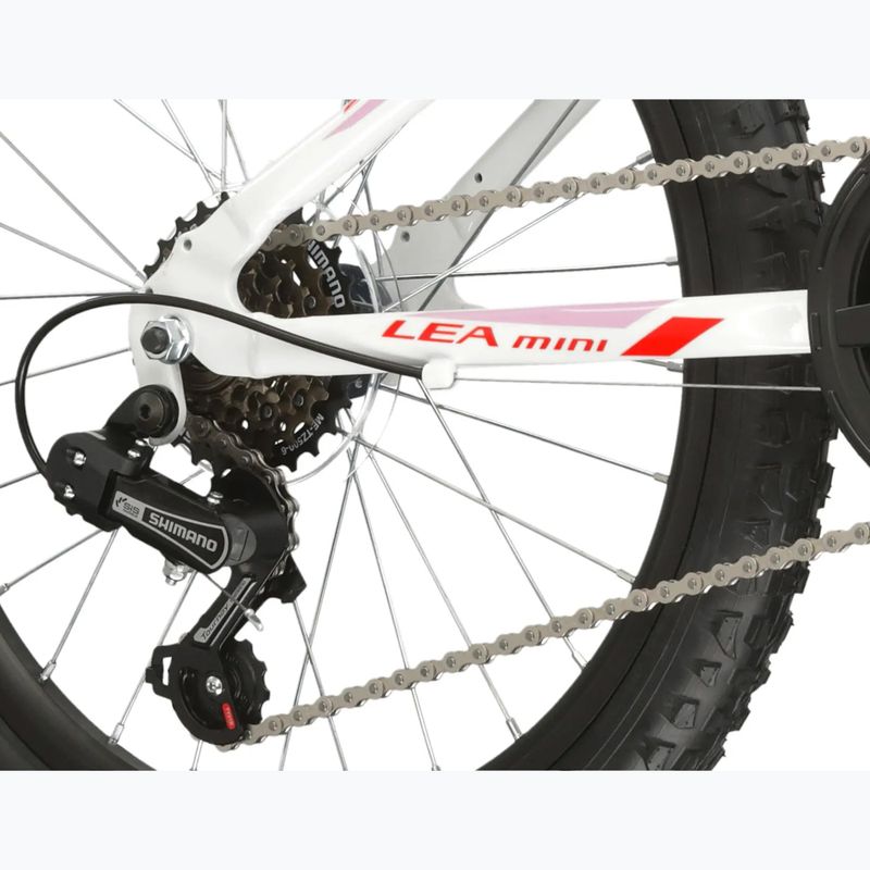 Children's bike KROSS Lea Mini 2.0 white/red/shine 7