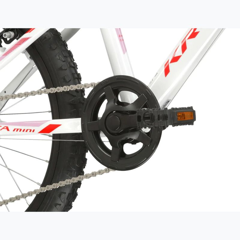Children's bike KROSS Lea Mini 2.0 white/red/shine 8