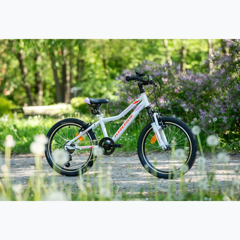 Children's bike KROSS Lea Mini 2.0 white/red/shine 12
