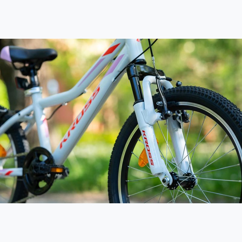 Children's bike KROSS Lea Mini 2.0 white/red/shine 13