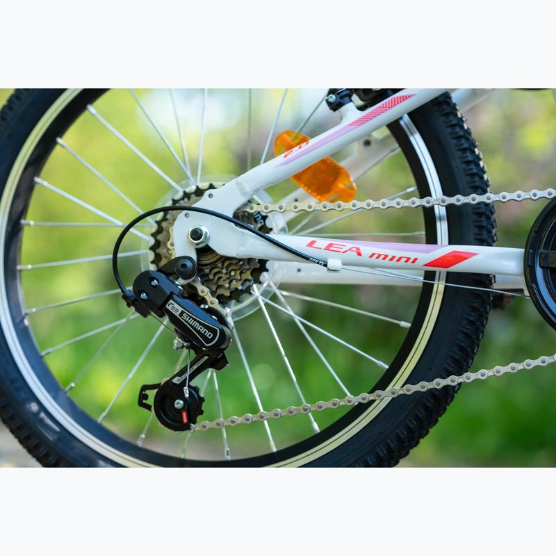 Children's bike KROSS Lea Mini 2.0 white/red/shine 14