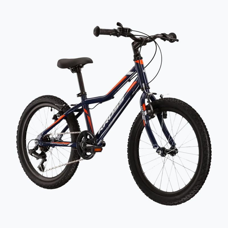 Children's bike KROSS Hexagon Mini 1.0 navy/white/shine 2