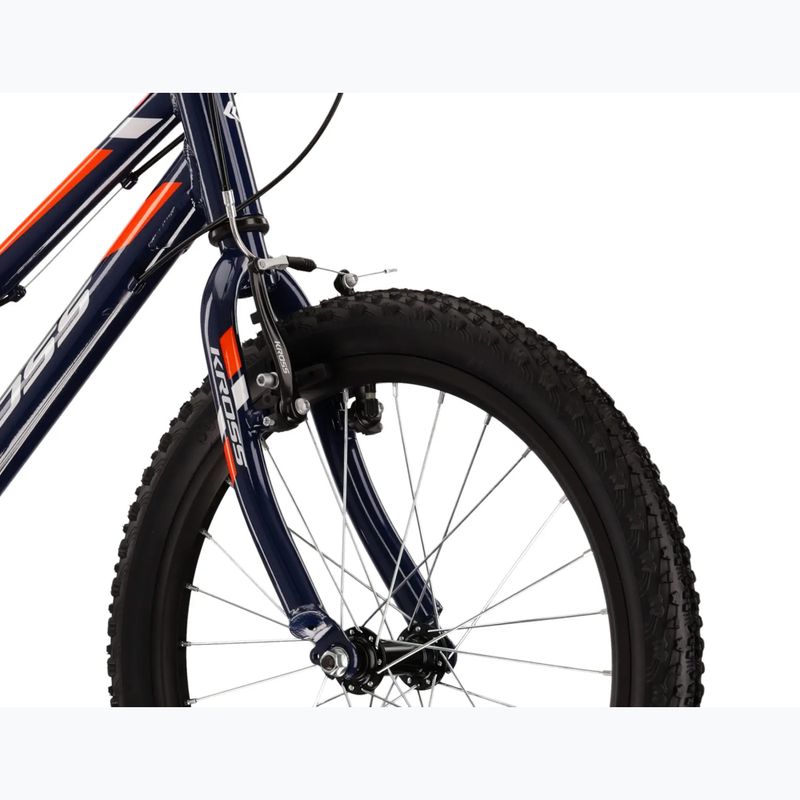 Children's bike KROSS Hexagon Mini 1.0 navy/white/shine 4