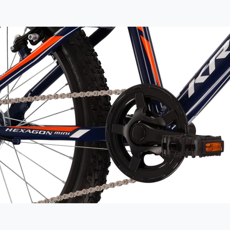 Children's bike KROSS Hexagon Mini 1.0 navy/white/shine 7
