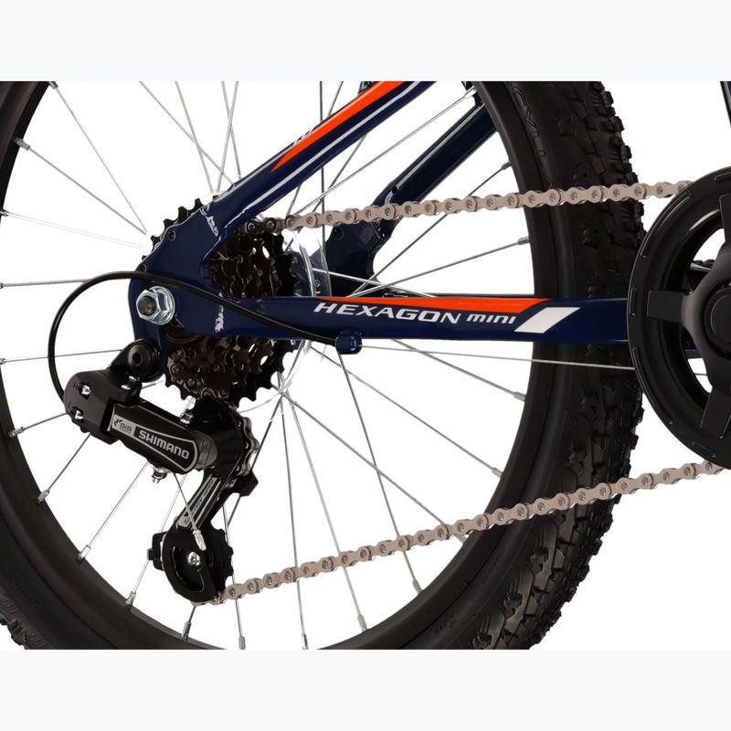 Children's bike KROSS Hexagon Mini 1.0 navy/white/shine 9
