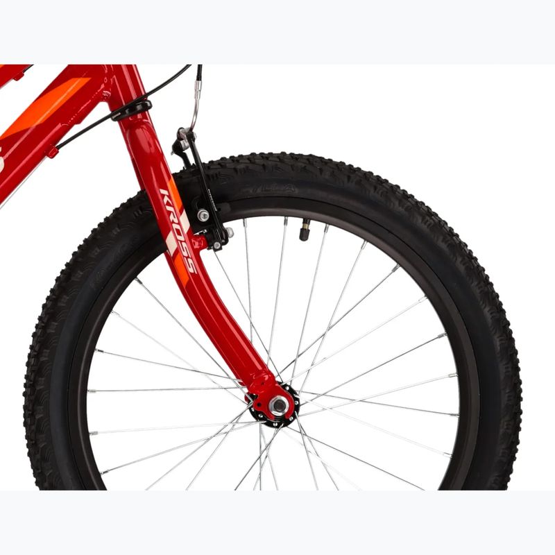 Children's bike KROSS Hexagon Mini 1.0 red/white/shine 6