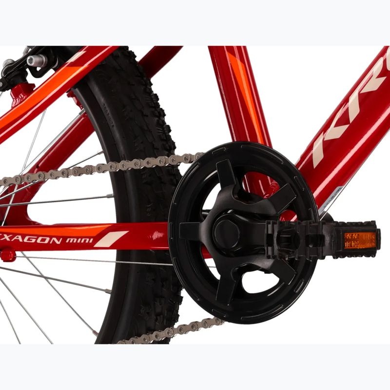 Children's bike KROSS Hexagon Mini 1.0 red/white/shine 7