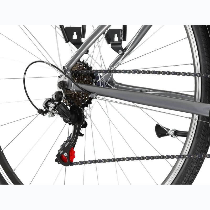 City bike KROSS Sentio 1.0 graphite/grey/shine 7