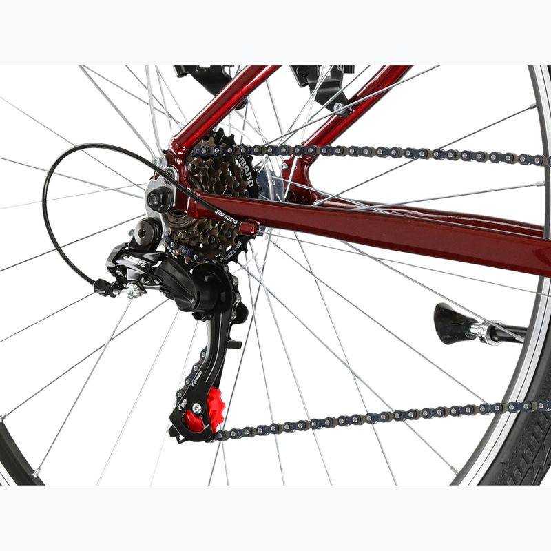 City bike KROSS Sentio 1.0 ruby/grey/shine 7