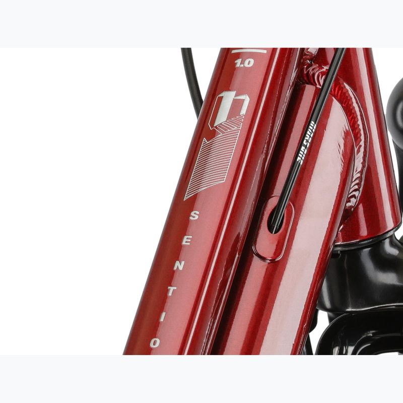 City bike KROSS Sentio 1.0 ruby/grey/shine 11