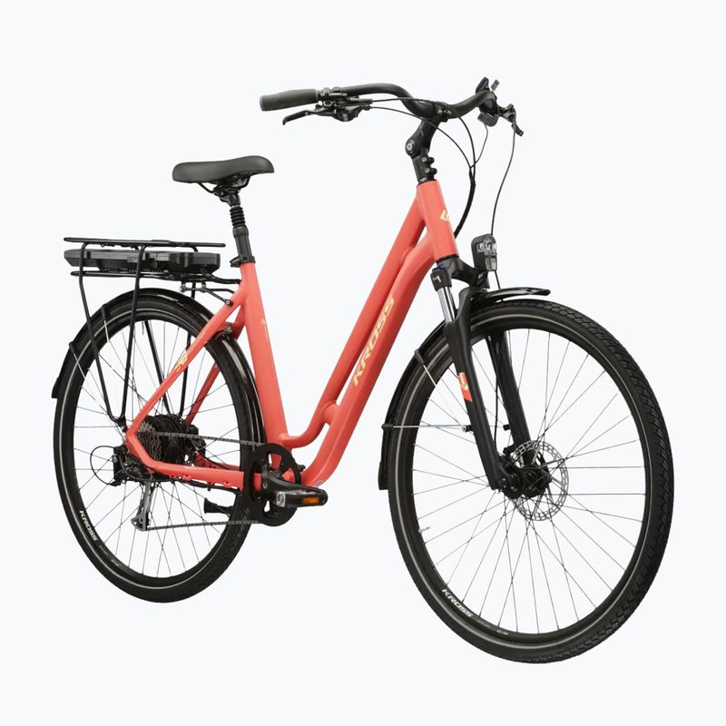 Electric bike KROSS Sentio Hybrid 2.0 el. 504 Wh coral/yellow/matte 2