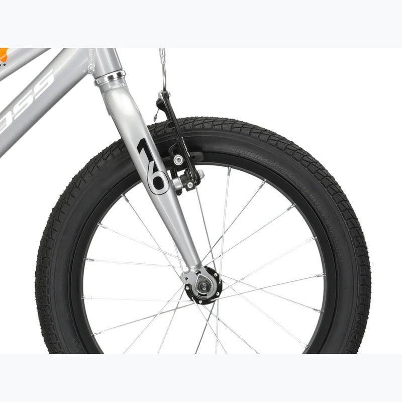 Children's bike KROSS Racer 4.0 silver/white/shine 5