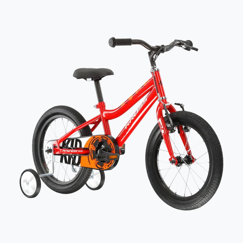 Children's bike KROSS Racer 3.0 red/orange/shine 2